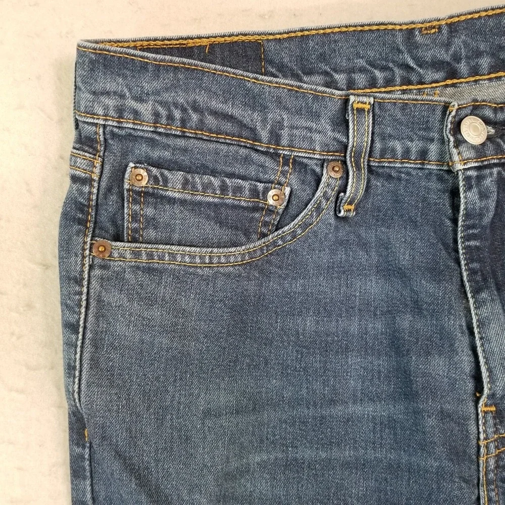 Levi's 511 jeans men's 32x30 slim straight blue stretch denim pants